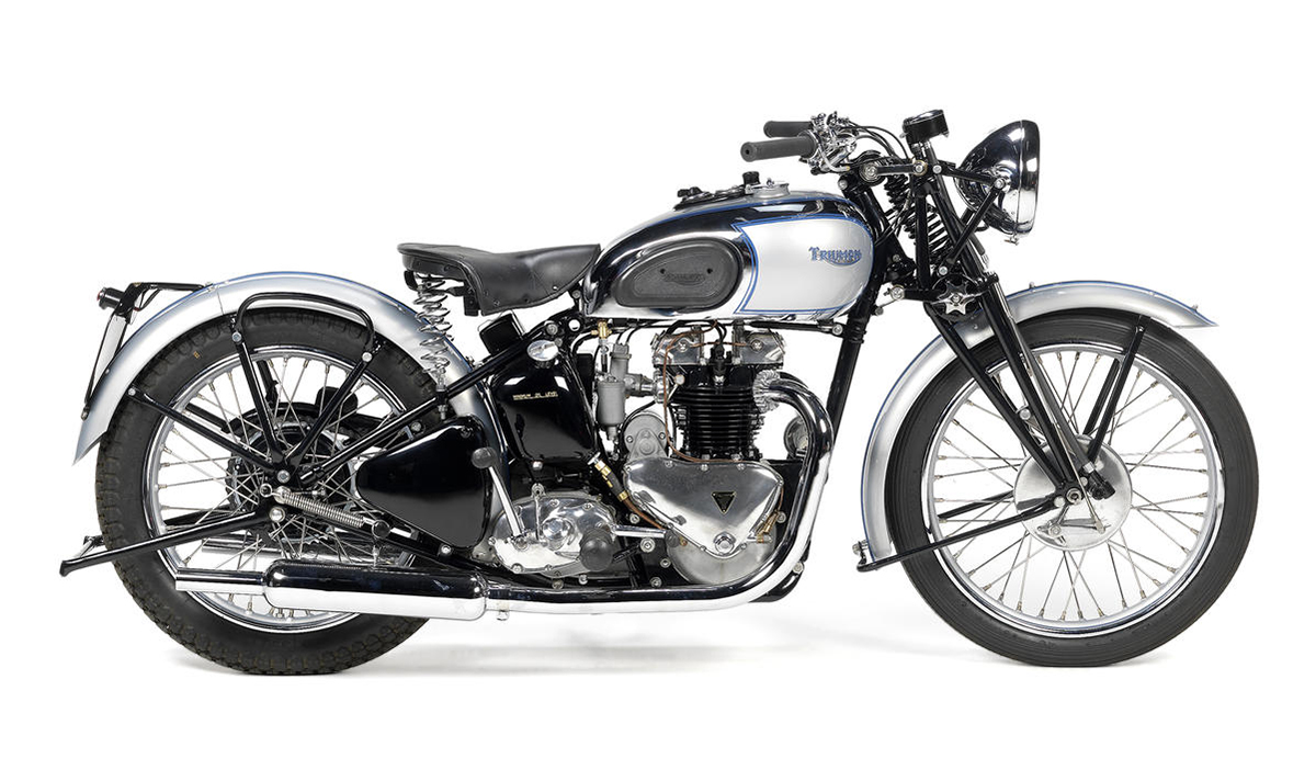 Vintage Triumph Motorcycle 40